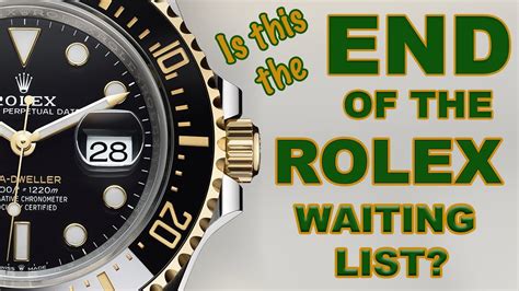 liste attesa rolex 2022|Rolex ad waiting list.